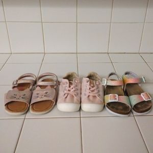 Toddler girls size 7 shoe bundle